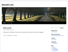 Tablet Screenshot of bessell.com